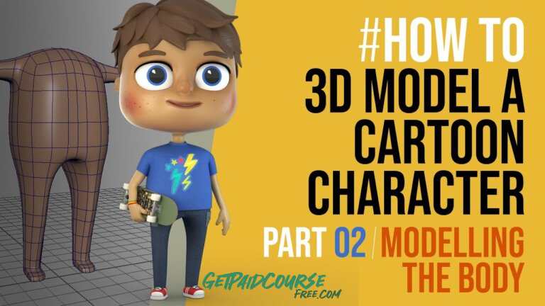 3D Cartoon character creation in Maya