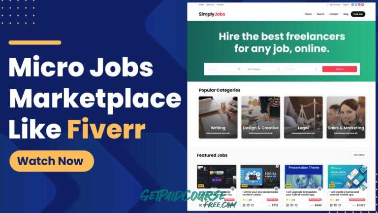 Build A Freelancing Website Like Fiverr With WordPress