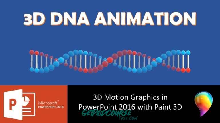 3D PowerPoint animations created with Paint 3D