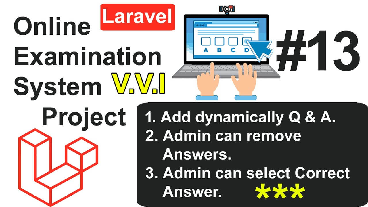 Create MCQ Examination System using Laravel 2022