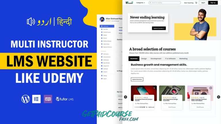 Udemy - Wordpress LMS course