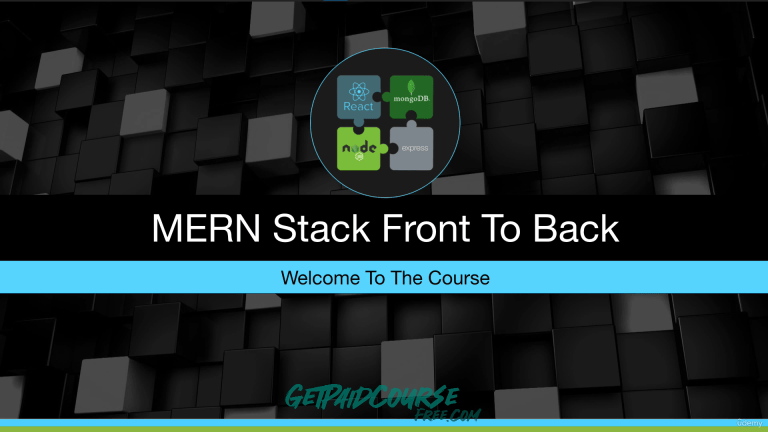 MERN Stack Front To Back Full Stack React, Redux & Node.js